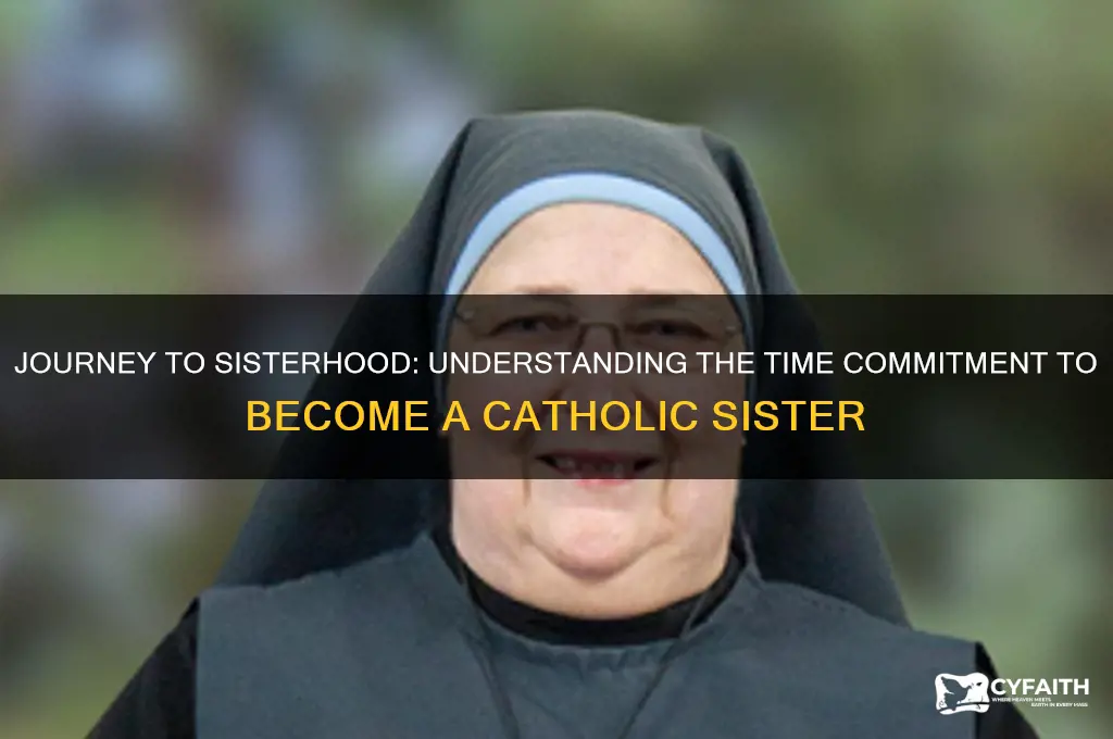 how long does it take to become a catholic sister
