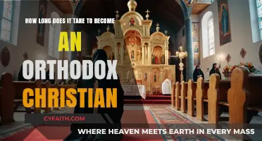 Becoming Orthodox Christian: Understanding the Time and Commitment Involved