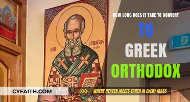 Understanding the Timeframe for Conversion to Greek Orthodox Christianity