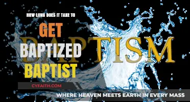 Understanding the Baptist Baptism Process: A Timeline