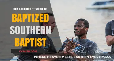 Understanding the Southern Baptist Baptism Process: A Timeline