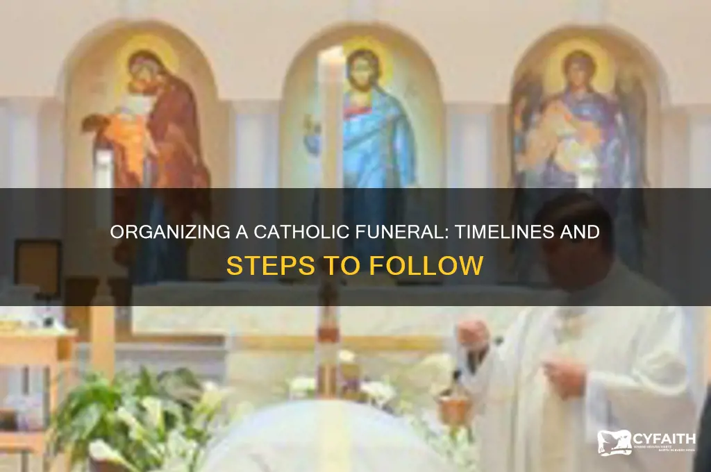 how long does it take to organise a catholic funeral
