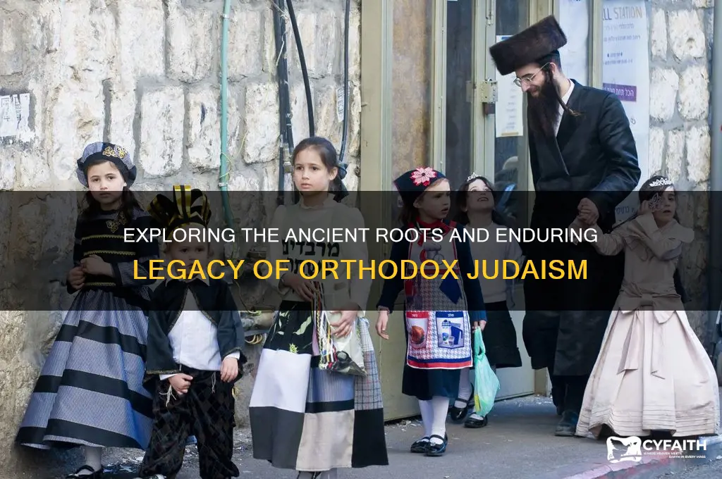how long has orthodox judaism been around