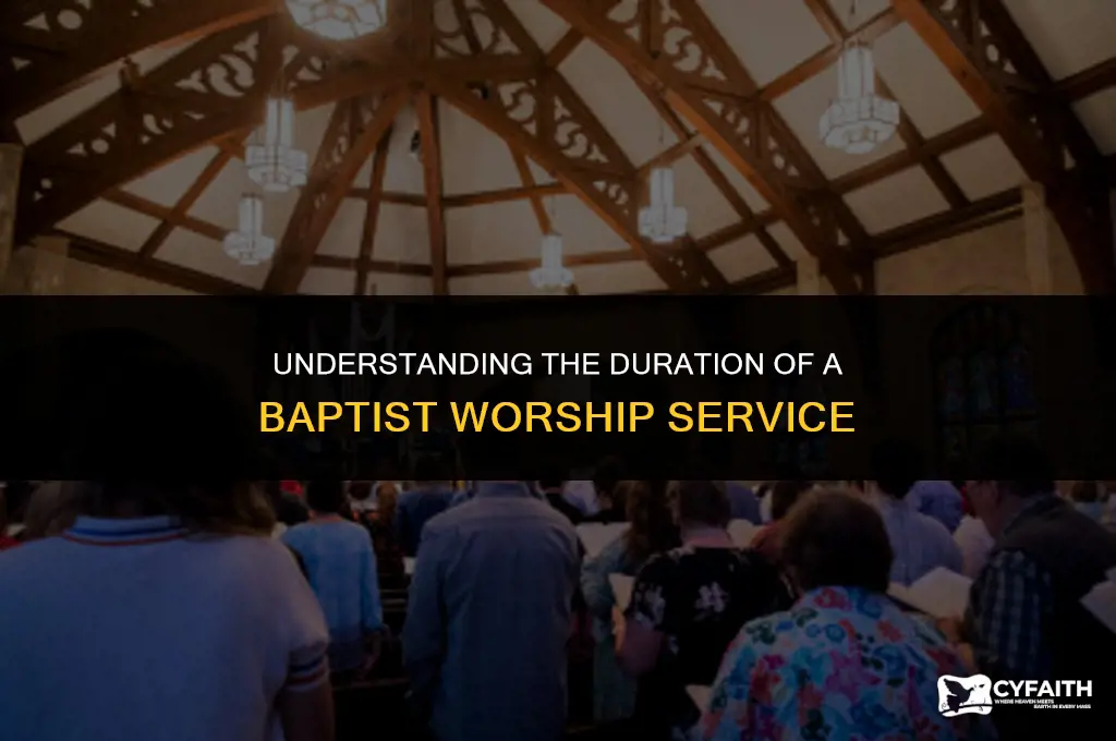 how long is a baptist mass