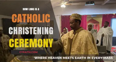 A Catholic Christening: How Long Does It Take?