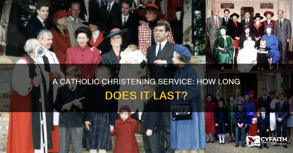 how long is a catholic christening service