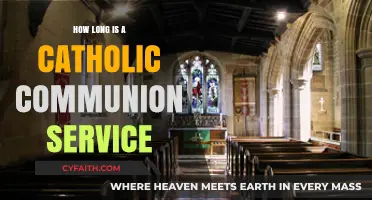 Communion Service Duration in Catholic Church