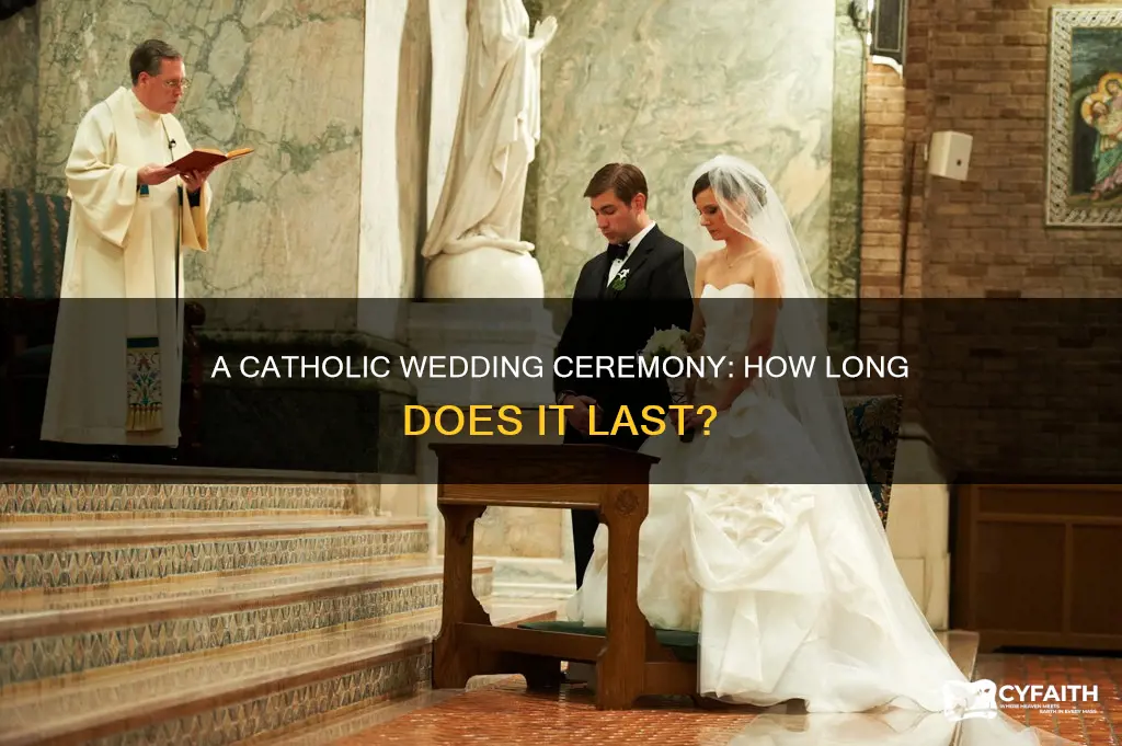 how long is a catholic marriage service