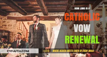 Catholic Vow Renewal: A Lengthy Affair