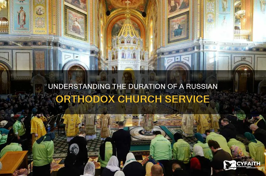 how long is a russian orthodox service