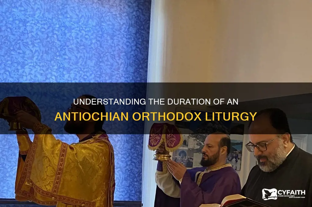 how long is an antiochian orthodox liturgy