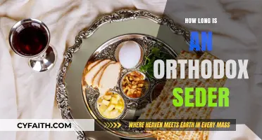 Understanding the Duration of a Traditional Orthodox Passover Seder