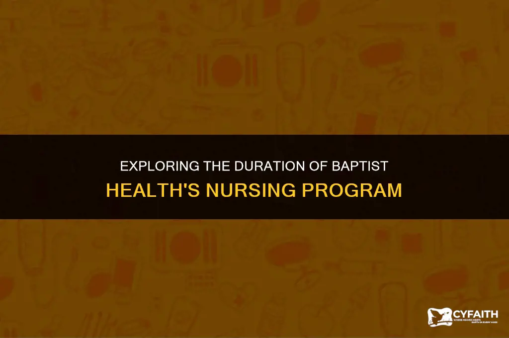 how long is baptist health nursing program