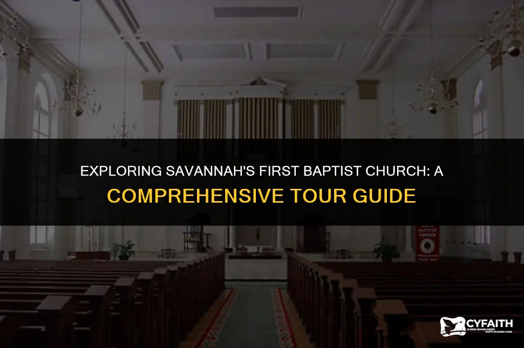 how long is first baptist church tour savannah