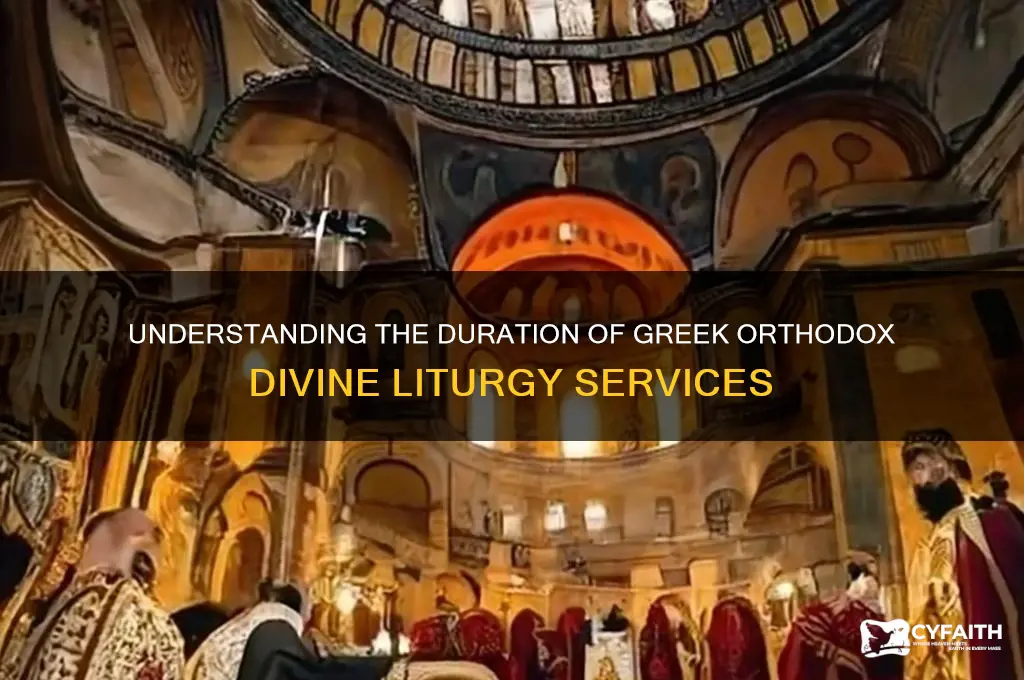 how long is greek orthodox divine liturgy