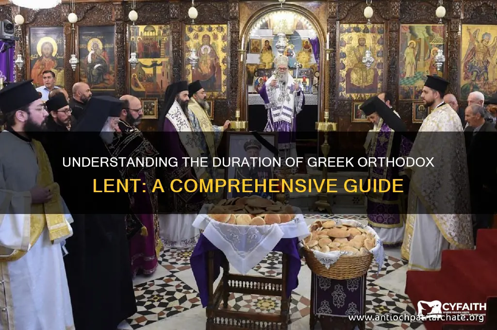 how long is greek orthodox lent