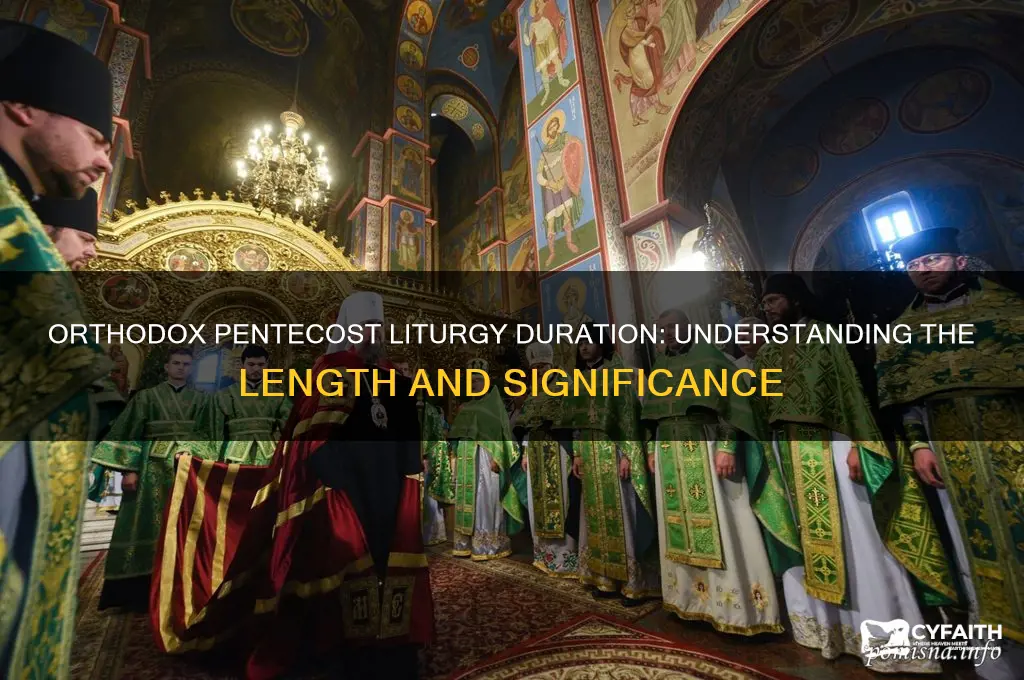 how long is orthodox liturgy on pentecost