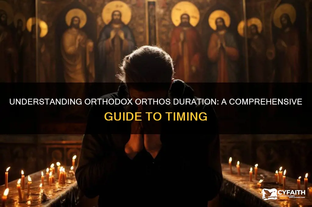 how long is orthodox orthos