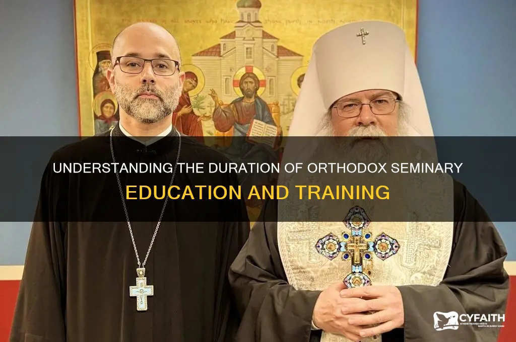 how long is orthodox seminary