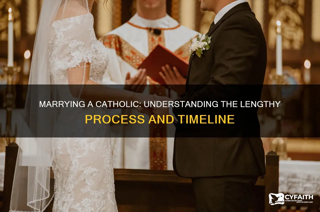 how long is the process of marrying a catholic