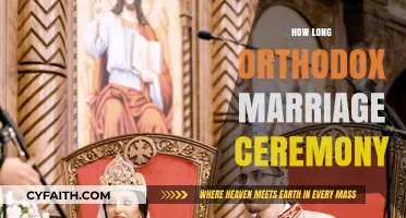 Understanding the Duration of Traditional Orthodox Marriage Ceremonies