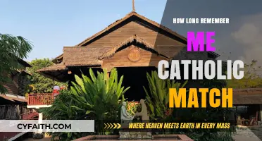 Catholic Match: How Long Does "Remember Me" Last?