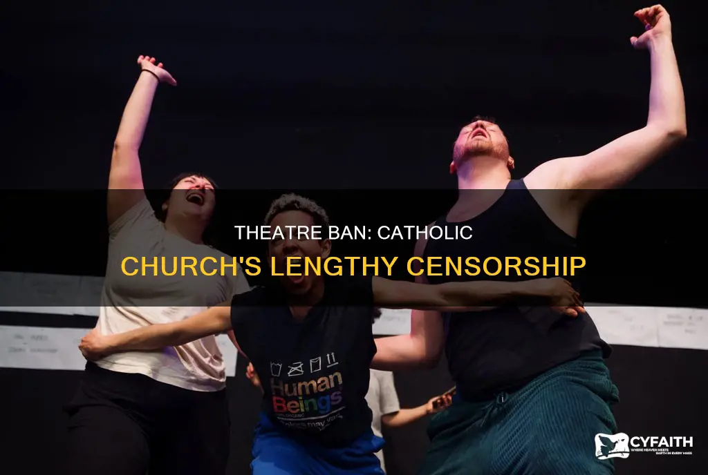 how long was the ban of theatre catholic