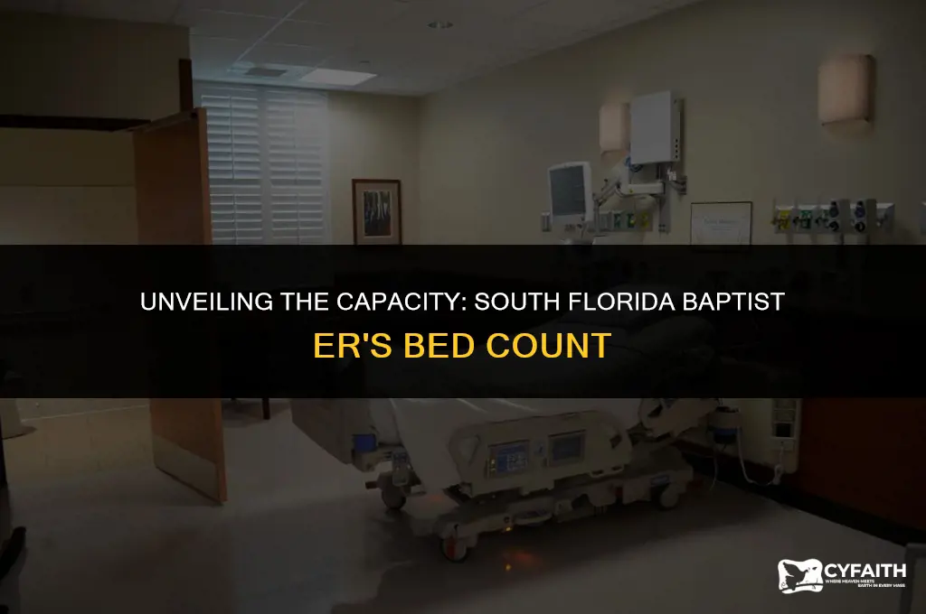 how man beds in the south florida baptist emergency department