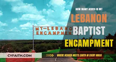Exploring the Size and Beauty of Mt Lebanon Baptist Encampment