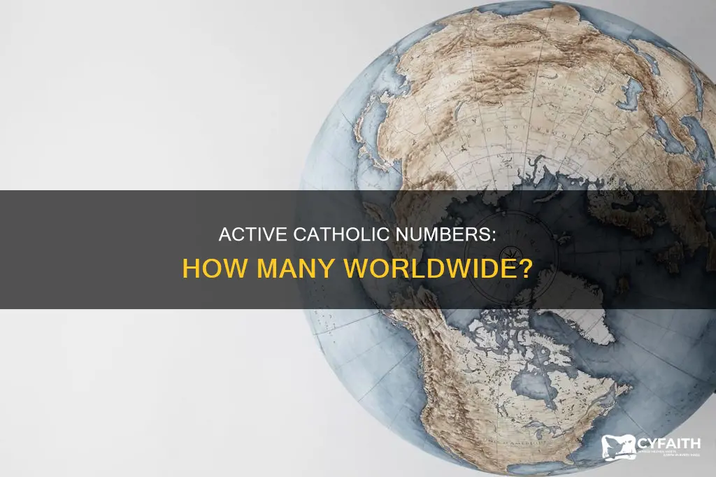 how many active catholics are there