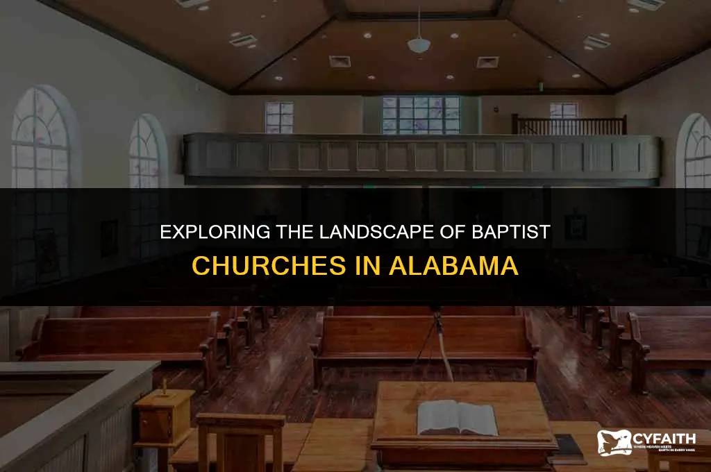 how many alabama baptist churches