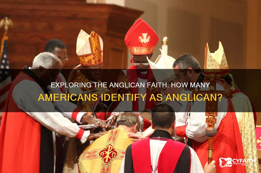 how many americans are anglican
