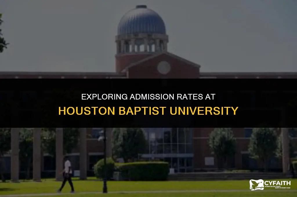 how many are admitted to houston baptist university