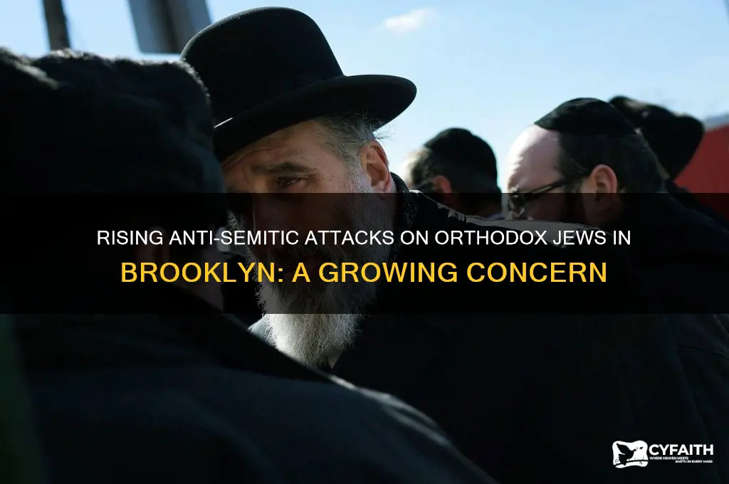 how many attacks on orthodox jews in brooklyn