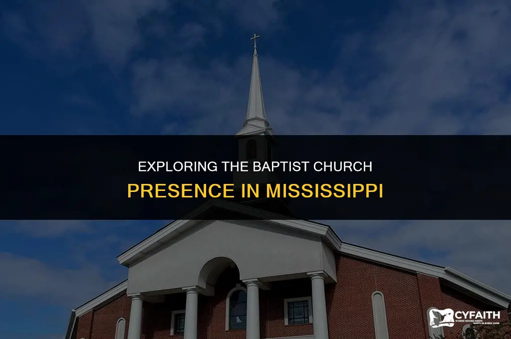how many baptist churches are in mississippi