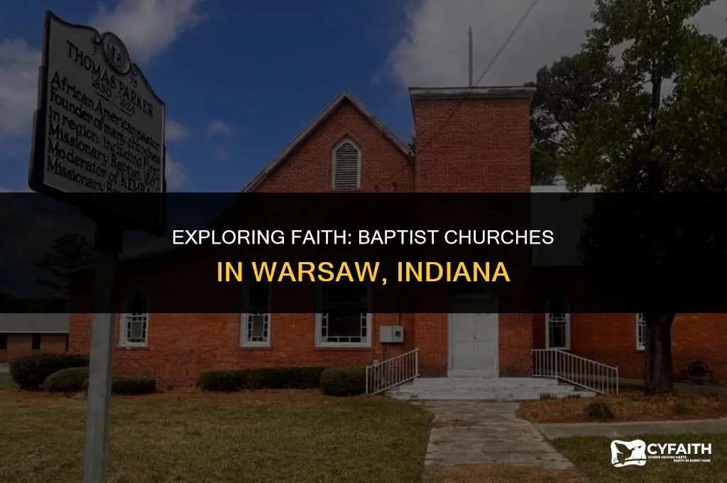 how many baptist churches are in warsaw indiana