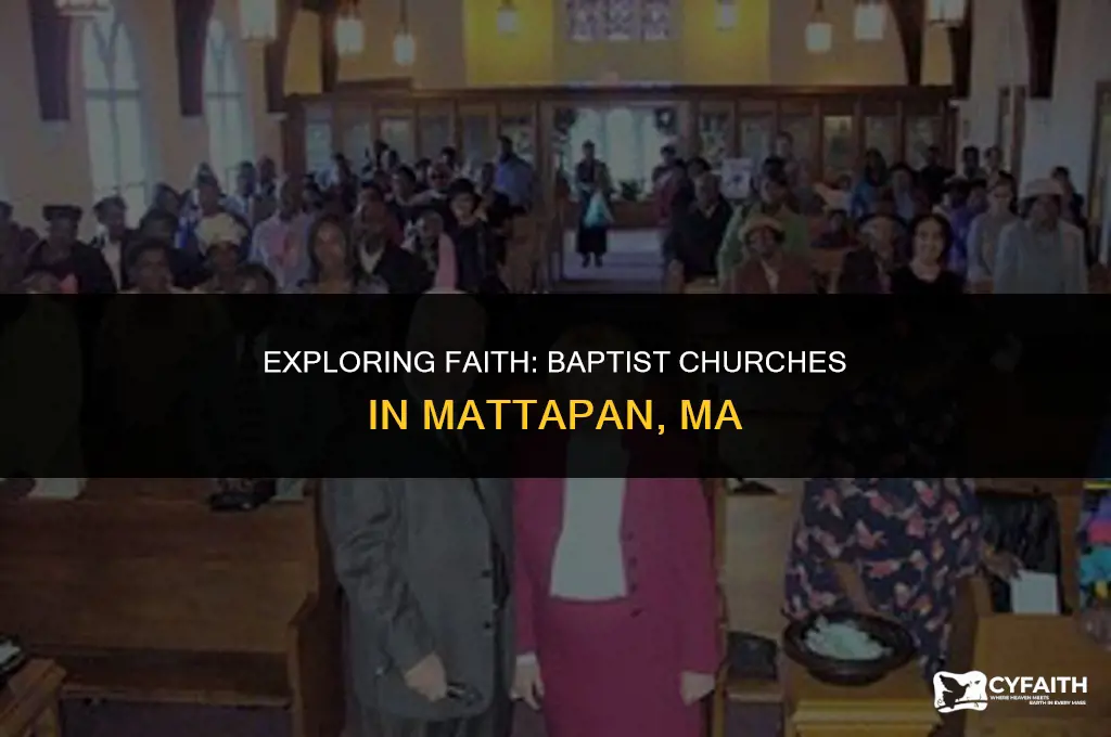 how many baptist churches are there in mattapan ma