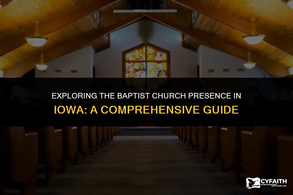 how many baptist churches in iowa
