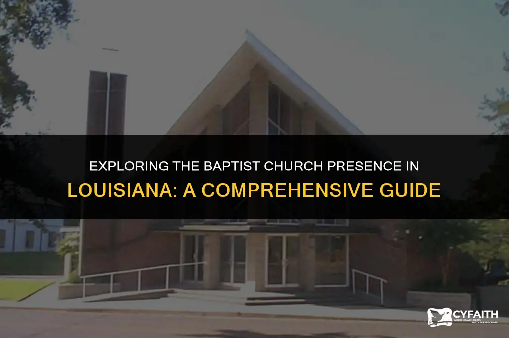 how many baptist churches in louisiana