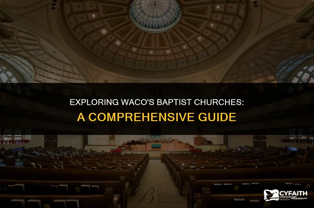 how many baptist churches in waco tx