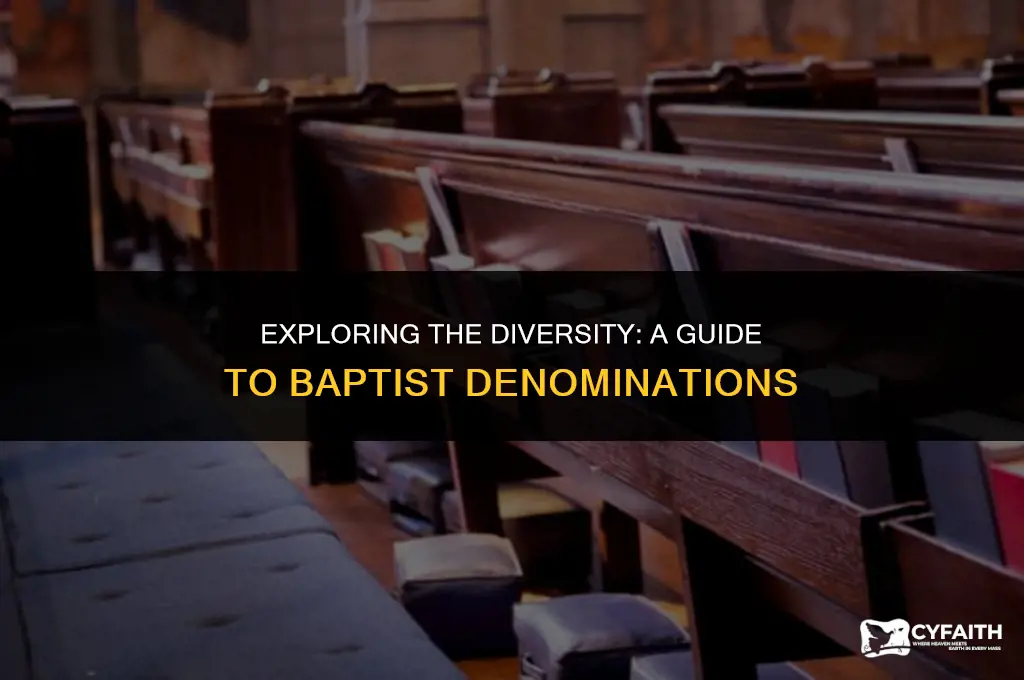 how many baptist denominations