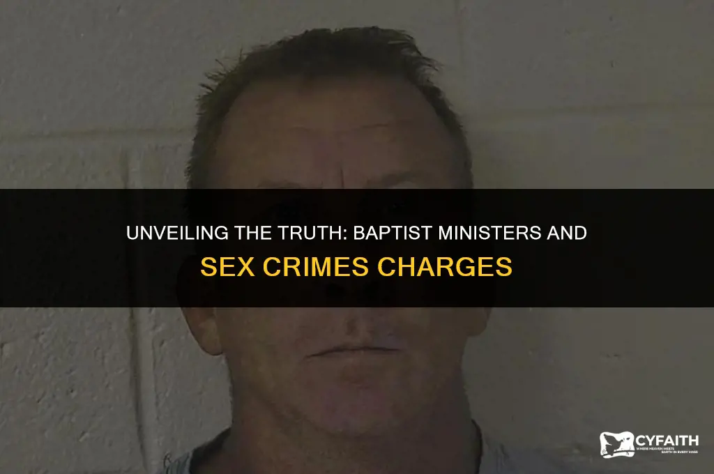 how many baptist ministers have been charged in sex crimes