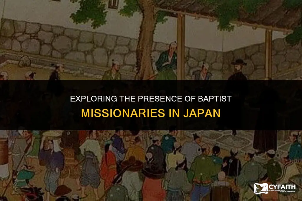 how many baptist missionaries are in japan