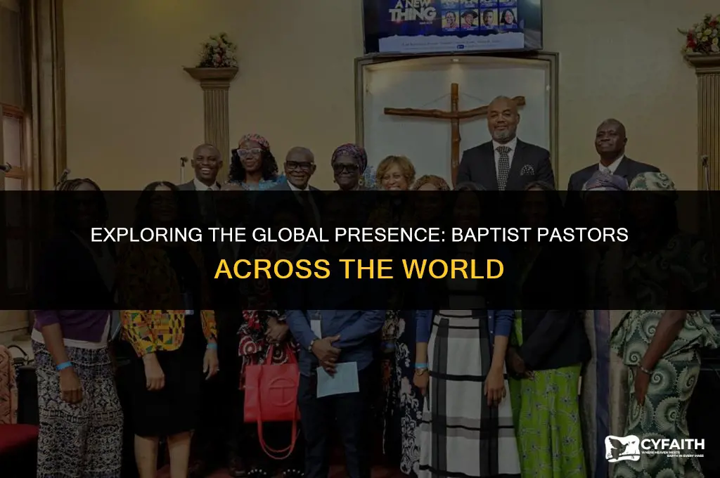 how many baptist pastors are ther