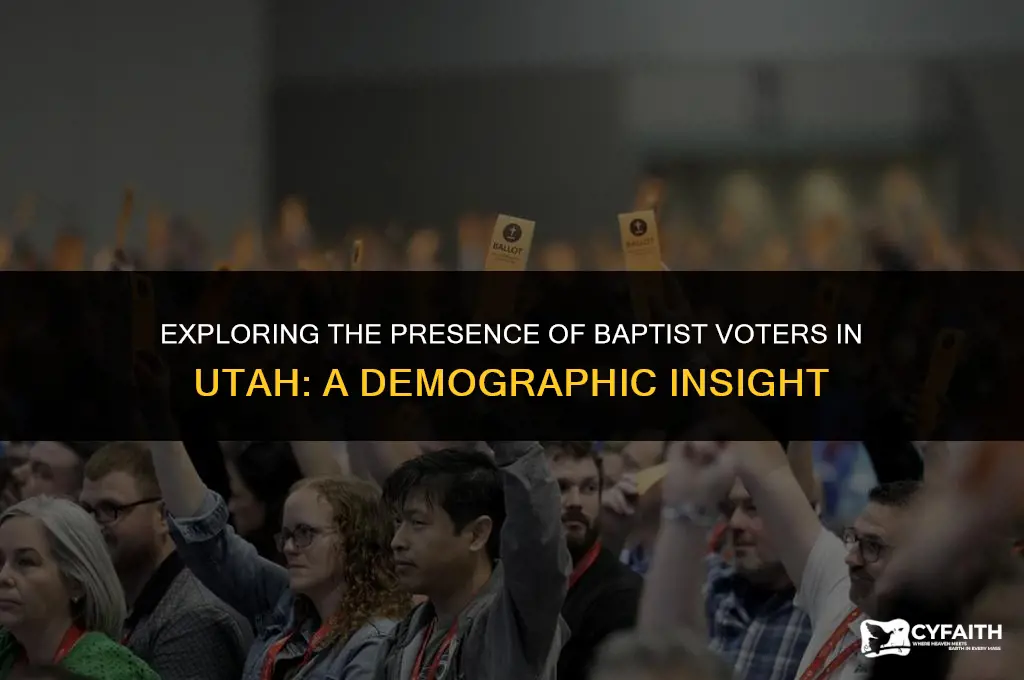 how many baptist voters in utah