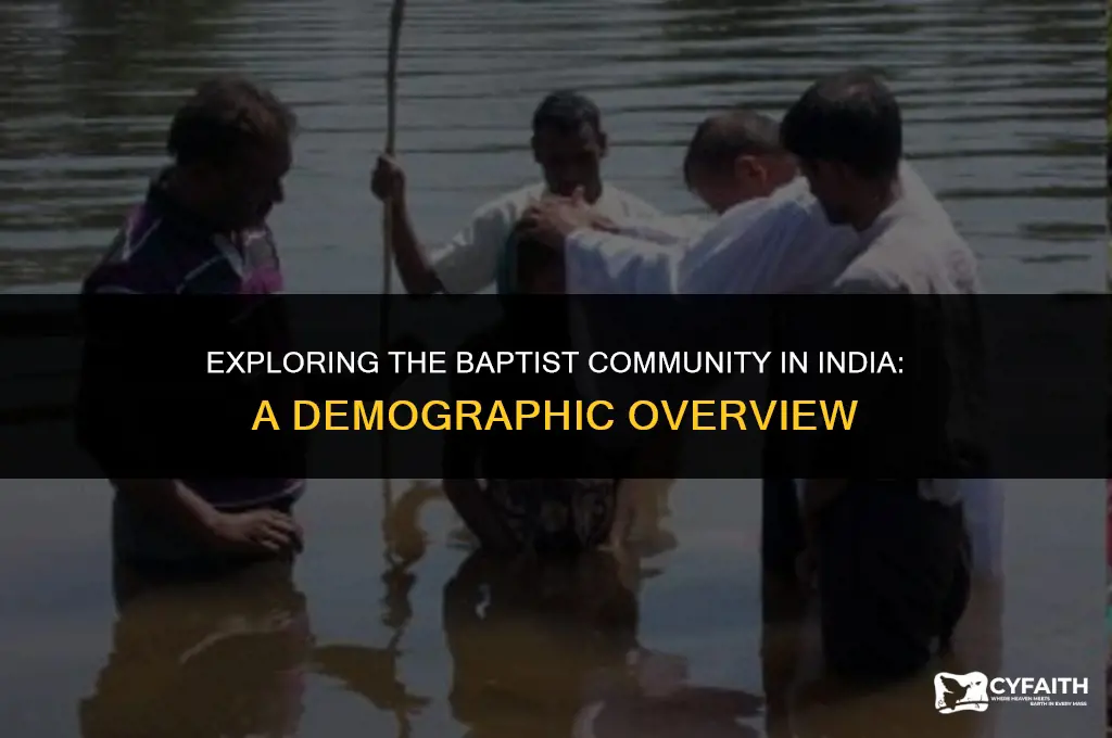 how many baptists are in india