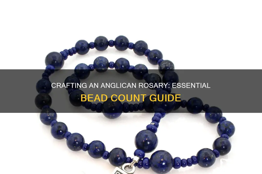 how many beads are needed for an anglican rosary
