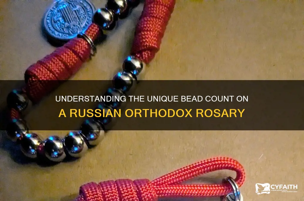 how many beads on a russian orthodox rosary