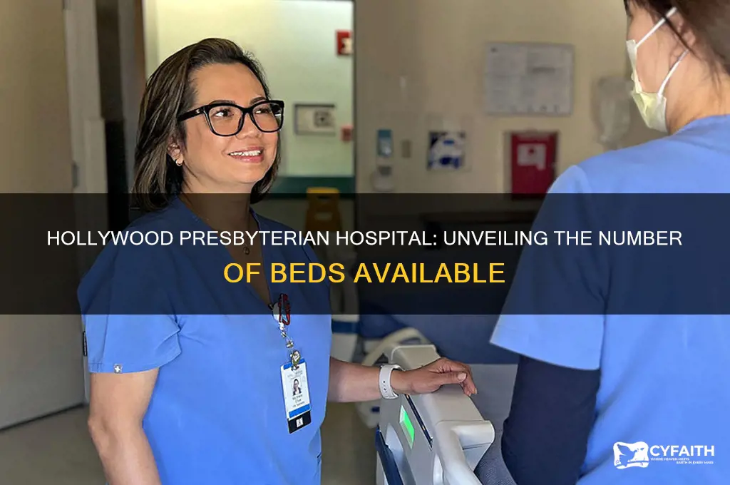 how many bed in hollywood presbyterian hospital
