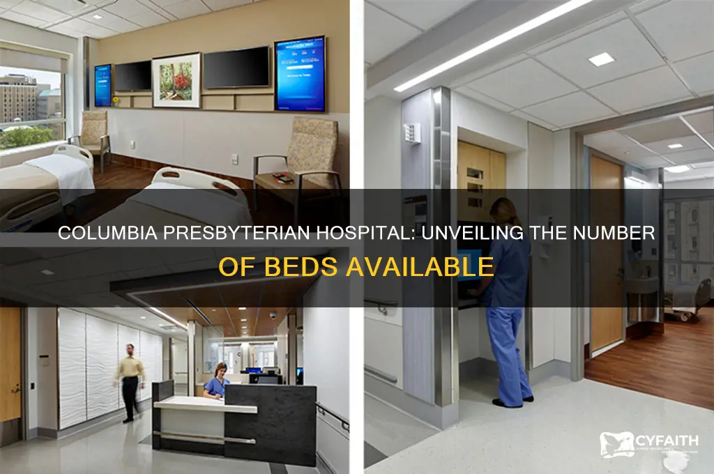 how many beds at columbia presbyterian hospital